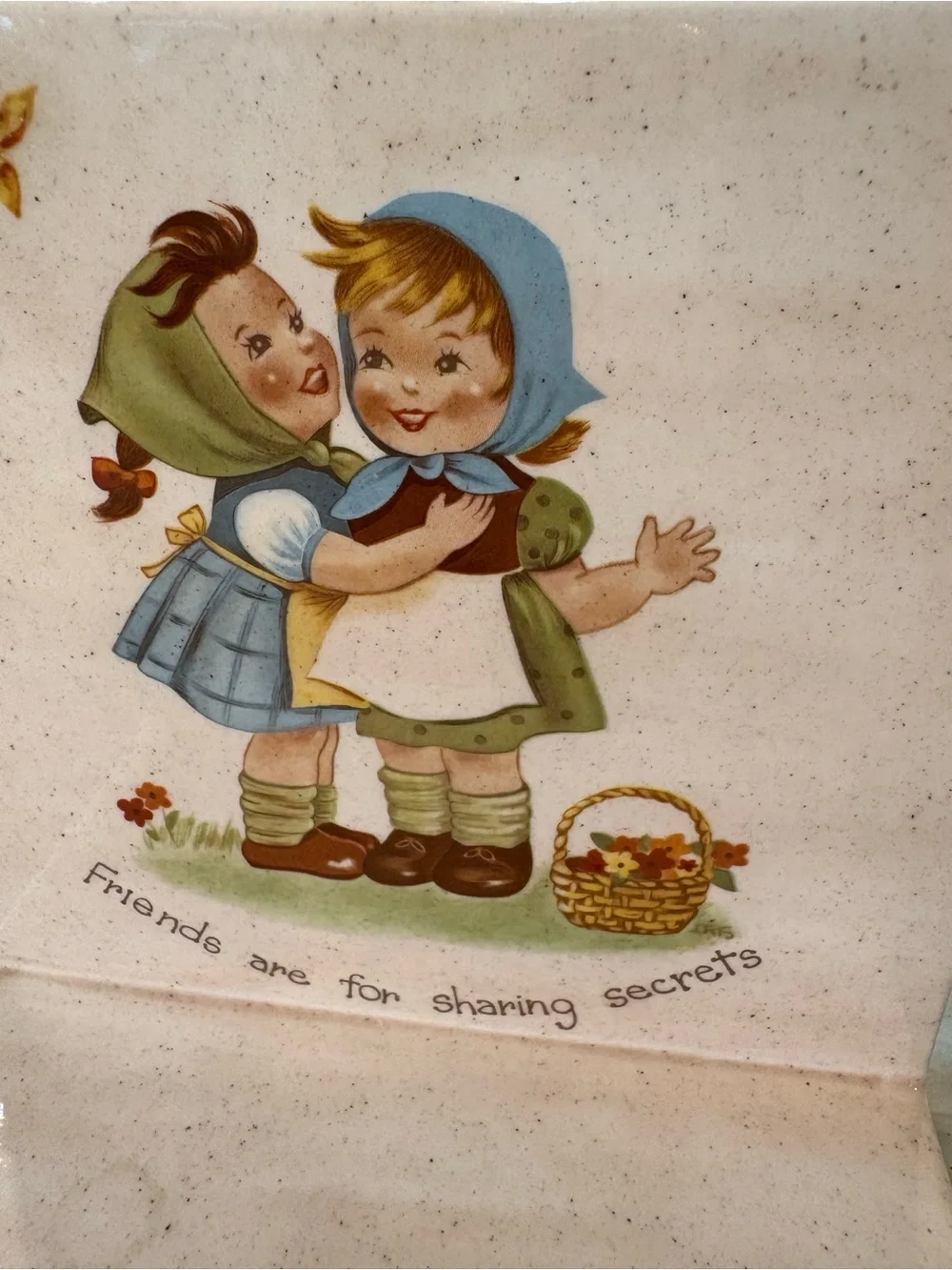 Vintage-Hummel inspired Ceramic Bookends